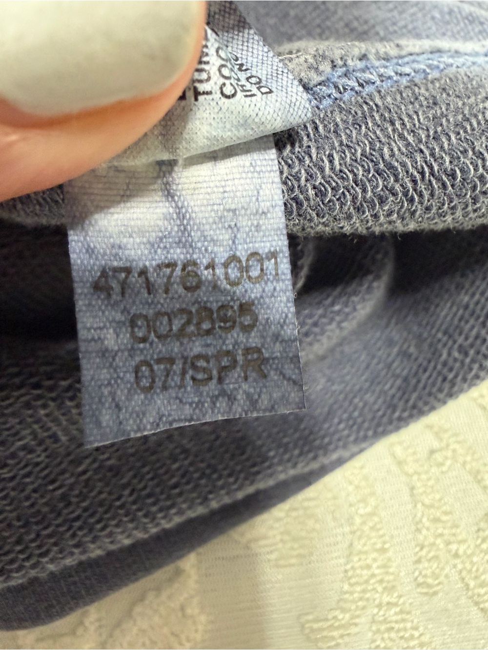 GAP 2007 Slate Blue French Terry Cami Mini Dress Drawstring Waist Y2K Medium - Picture 8 of 10
